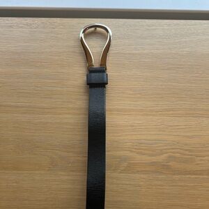 B-Low the Belt Black Leather Strap Size Small